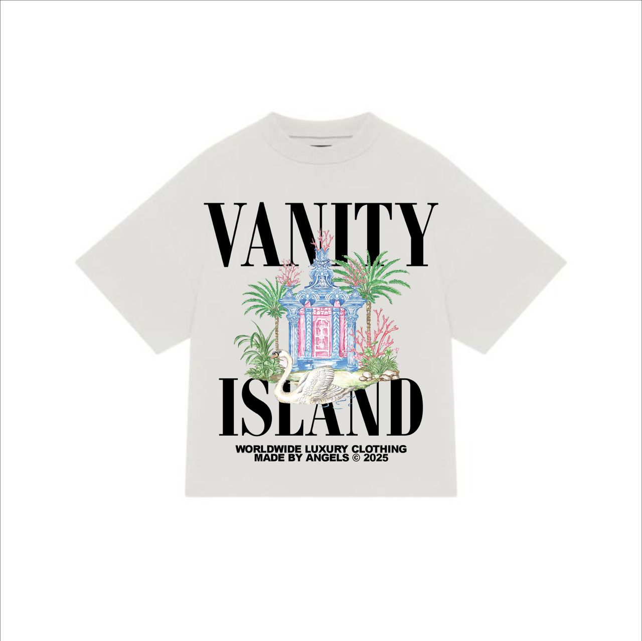 Vanity Island™ Heavyweight Luxe Tee – Limited Edition 2025
